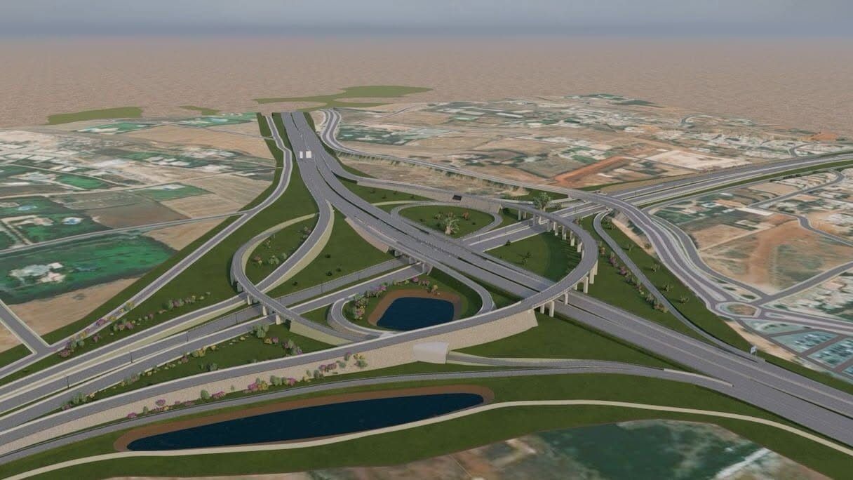 Réaménagement du nœud autoroutier de Sidi Maarouf (Casablanca), photo 20