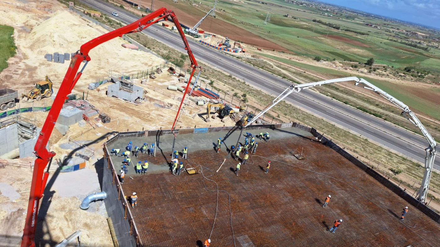 Réservoir de mise en charge de l’unité de dessalement — Jorf Lasfar — photo 1