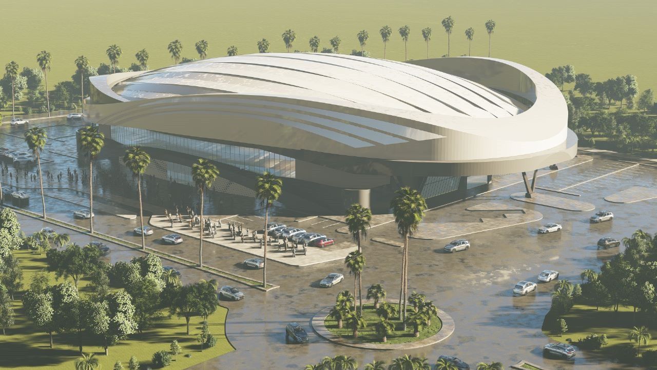 Salle couverte de sports : complexe sportif de Fès : photo 1