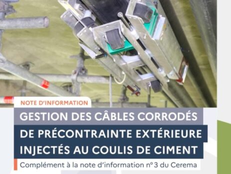 Câbles corrodés de précontrainte extérieure