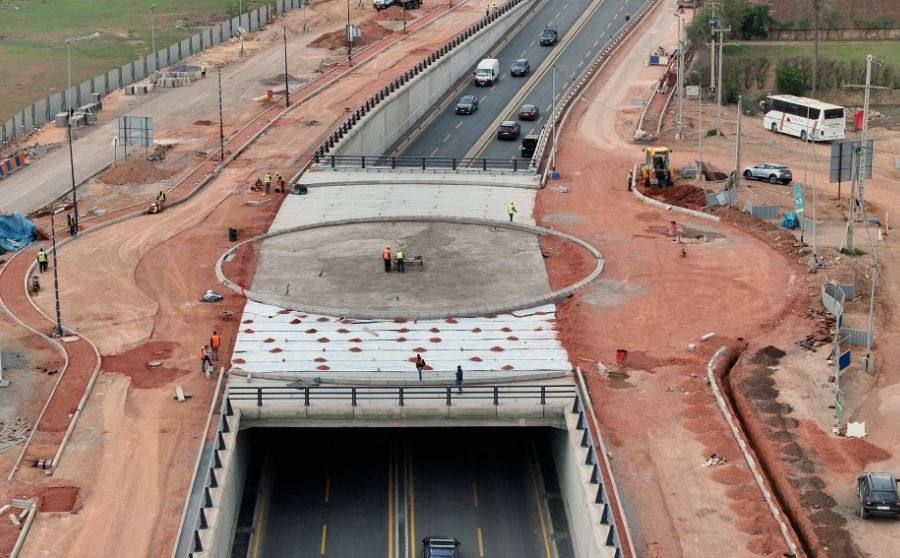 Casablanca : trémie urbaine de Dar Bouazza